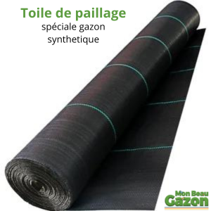 Quelle toile de paillage pour mon gazon synthetique?